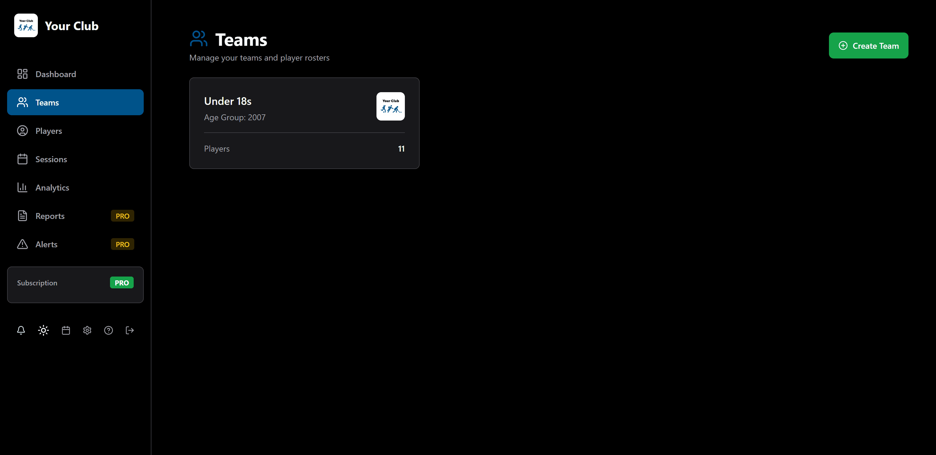 Coachalyze Dashboard View 2